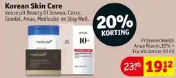 Kruidvat Korean skin care aanbieding