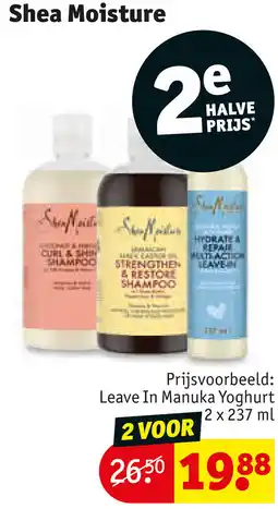 Kruidvat Shea moisture aanbieding