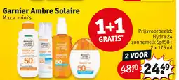 Kruidvat Garnier ambre solaire aanbieding