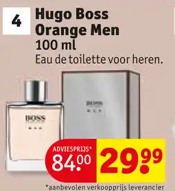Kruidvat Hugo boss orange men aanbieding