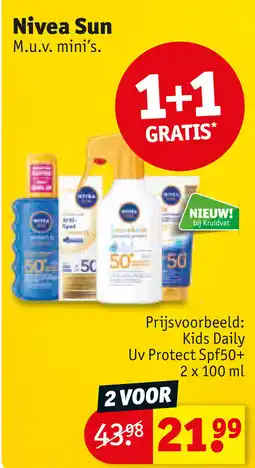 Kruidvat Nivea sun aanbieding