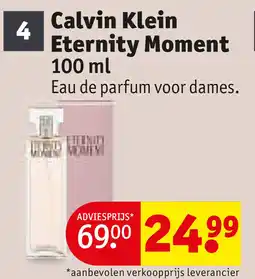 Kruidvat Calvin klein eternity moment aanbieding