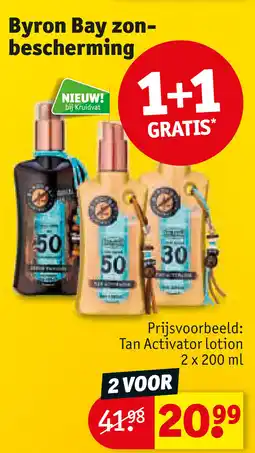 Kruidvat Byron bay zonbescherming aanbieding