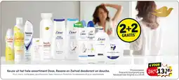 Kruidvat Keuze uit het hele assortiment dove, rexona en zwitsal deodorant en douche aanbieding