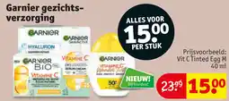 Kruidvat Garnier gezichtsverzorging aanbieding