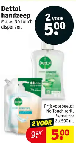 Kruidvat Dettol handzeep aanbieding