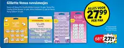 Kruidvat Gillette venus navulmesjes aanbieding