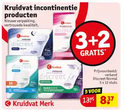 Kruidvat Kruidvat incontinentie producten aanbieding