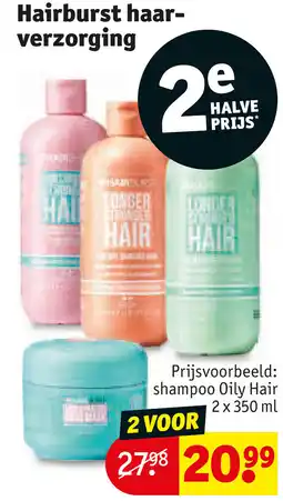 Kruidvat Hairburst haarverzorging aanbieding