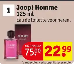 Kruidvat Joop! homme aanbieding