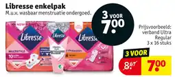 Kruidvat Libresse enkelpak aanbieding