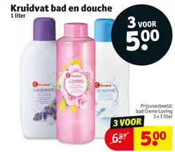 Kruidvat Kruidvat bad en douche aanbieding