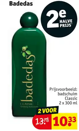 Kruidvat Badedas aanbieding