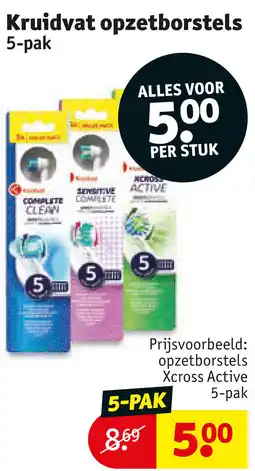 Kruidvat Kruidvat opzetborstels aanbieding
