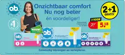 Kruidvat O.b. tampons aanbieding
