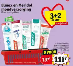 Kruidvat Elmex en meridol mondverzorging aanbieding