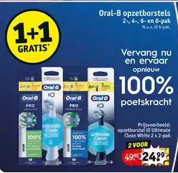 Kruidvat Oral-B opzetborstels aanbieding