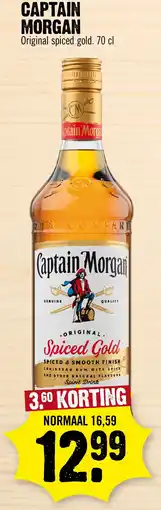 Super Dirck 3 Captain Morgan Original spiced gold aanbieding