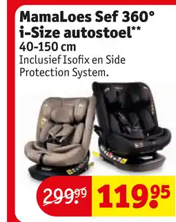 Kruidvat MamaLoes Sef 360° i-Size autostoe aanbieding