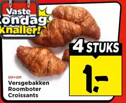 Vomar Voordeelmarkt Versgebakken Roomboter Croissants aanbieding
