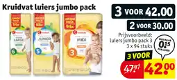 Kruidvat Kruidvat luiers jumbo pack aanbieding