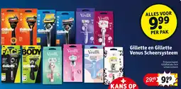 Kruidvat Gillette en gillette venus scheersysteem aanbieding