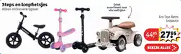 Kruidvat Steps en loopfietsjes aanbieding