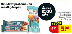 Kruidvat Kruidvat proteïne en maaltijdrepen aanbieding