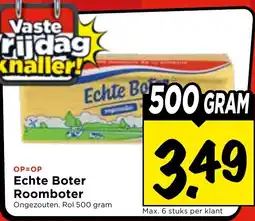 Vomar Voordeelmarkt Echte Boter Roomboter aanbieding