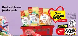 Kruidvat Kruidvat luiers jumbo pack aanbieding