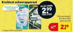 Kruidvat Kruidvat scheerapparaat aanbieding