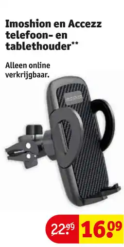 Kruidvat Imoshion en accezz telefoon- en tablethouder aanbieding