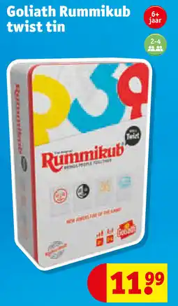 Kruidvat Goliath rummikub twist tin aanbieding