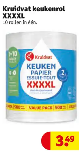 Kruidvat Kruidvat keukenrol XXXXL aanbieding