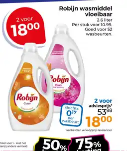 Trekpleister Robijn wasmiddel vloeibaar aanbieding