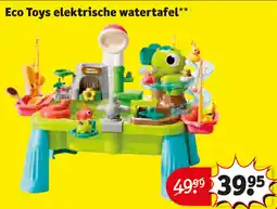 Kruidvat Eco toys elektrische watertafel aanbieding