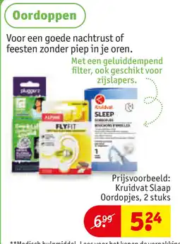 Kruidvat Oordoppen aanbieding