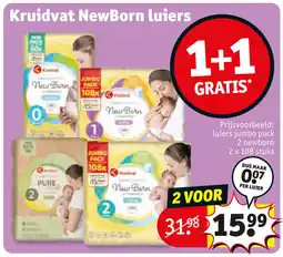 Kruidvat Kruidvat newborn luiers aanbieding