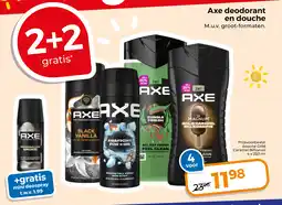 Trekpleister Axe deodorant en douche aanbieding
