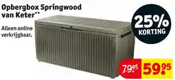Kruidvat Opbergbox springwood aanbieding