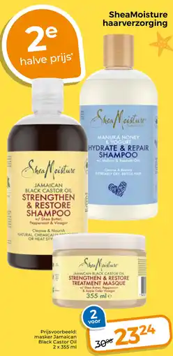 Trekpleister SheaMoisture haarverzorging aanbieding