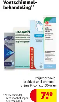 Kruidvat Voetschimmel behandeling aanbieding