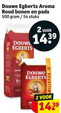 Kruidvat Douwe egberts aroma rood bonen en pads aanbieding
