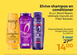 Trekpleister Elvive shampoo en conditioner aanbieding