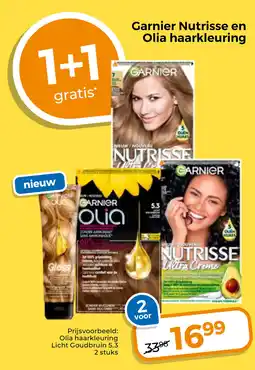 Trekpleister Garnier Nutrisse en Olia haarkleuring aanbieding