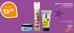 Trekpleister Elnett en Studioline haarstyling aanbieding