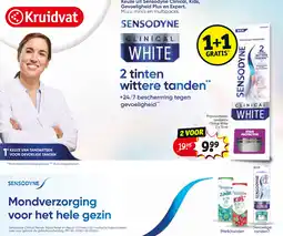 Kruidvat Keuze uit sensodyne clinical, kids, gevoeligheid plus en expert aanbieding