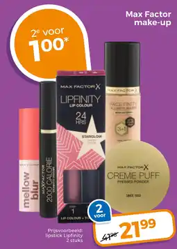 Trekpleister Max Factor make-up aanbieding
