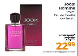 Trekpleister Joop! Homme aanbieding