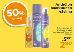 Trekpleister Andrélon haarkuur en styling aanbieding